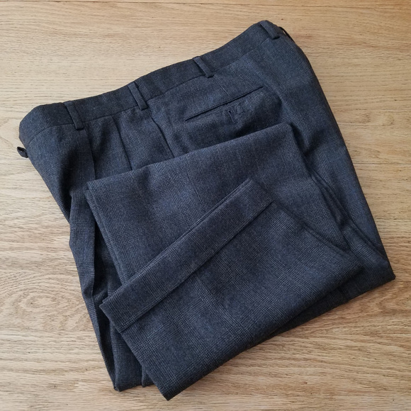 Brooks Brothers Other - Brooks Brothers Men's Wool Gray Dress Plaid Pants